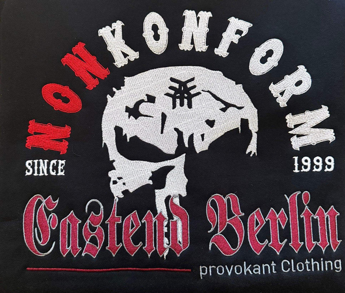 bestickter Hoodie Nonkonform provokant Clothing